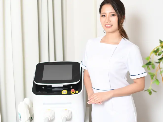 最新技術で時短脱毛